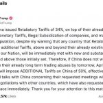 川普考虑对除中国以外所有国家进行为期90天的“对等关税”暂停-白菜分享-免费彩金-白嫖彩金论坛